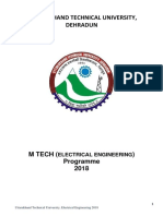M Tech Electrical Engineering PDF