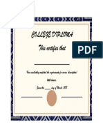 Diploma Template 08