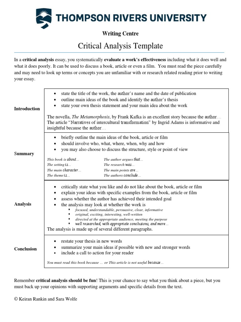 2fcac59f92dd4f789a4df43b9cf0acfb | PDF | Essays | Critical Thinking