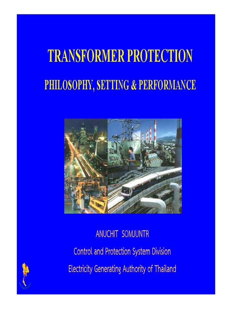 22kV Transformer Relay Protection Guide | PDF | Transformer | Relay