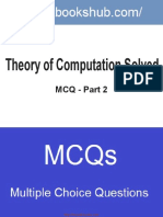 Theory of Computation Solved MCQ Part 2 Book