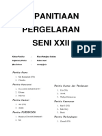 Kepanitiaan Pergelaran Seni Xxii