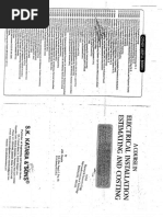 Electrical Installation Estimating and Costing | PDF