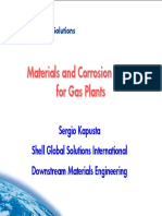 Gas Plants Materials and Corrosion