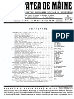 Societatea de Mâine, Anul 1928 Bucovina Etc