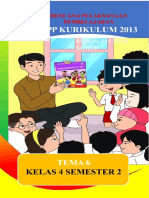 RPP 1 Lembar Kelas 4 Tema 6 Revisi