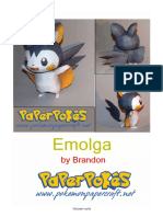 Emolga A4 Shiny Lined