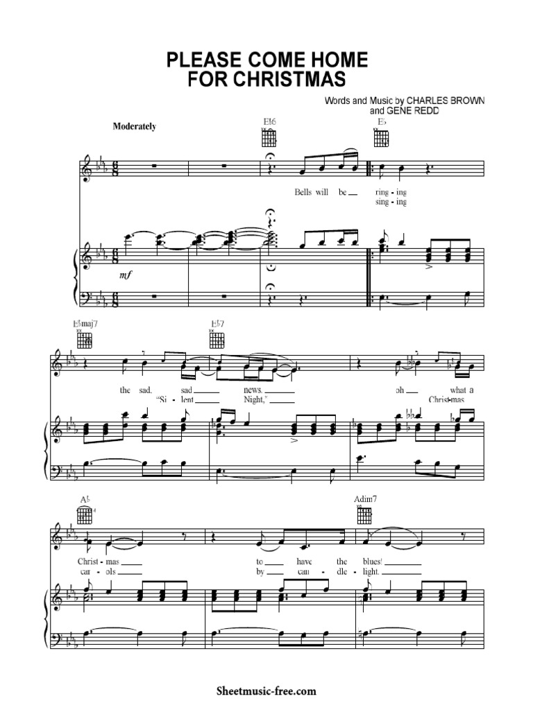 Please Come Home For Christmas Sheet Music PDF | PDF
