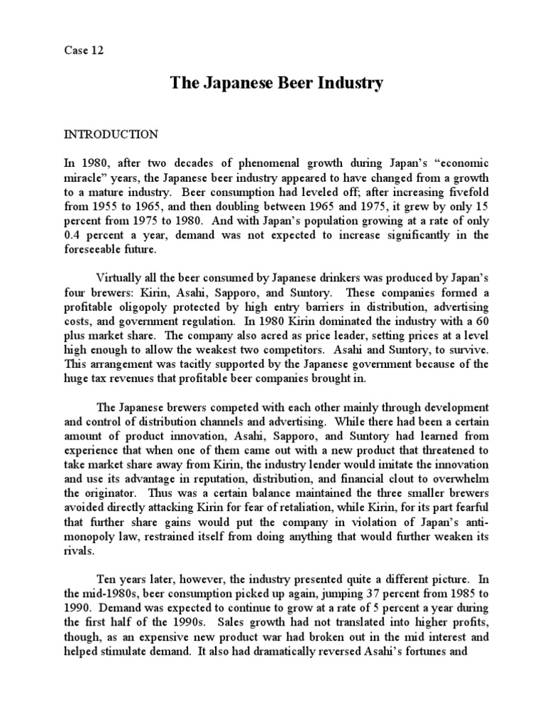 Adolph Coors In The Brewing Industry Pdf To Excel Adolph Coors In The Brewing Industry Pdf To Excel