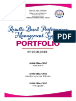 RPMS Portfolio Cover