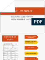 Tahap Pra-Analitik