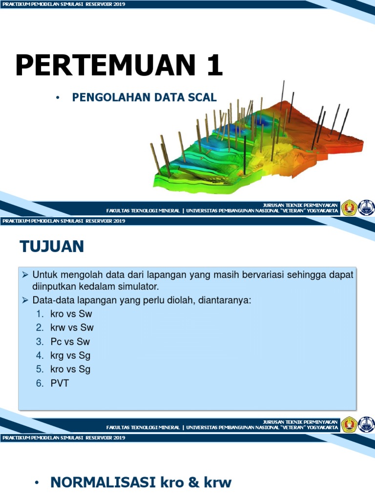 Pengolahan Data SCAL dalam Reservoir | PDF