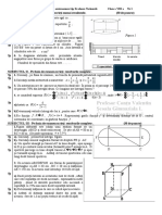 Test de Antrenament Tip Evaluare Nationala NR 1