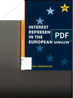Interest Representation in The EU