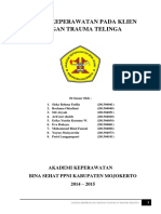 Asuhan Keperawatan Pada Trauma Telinga