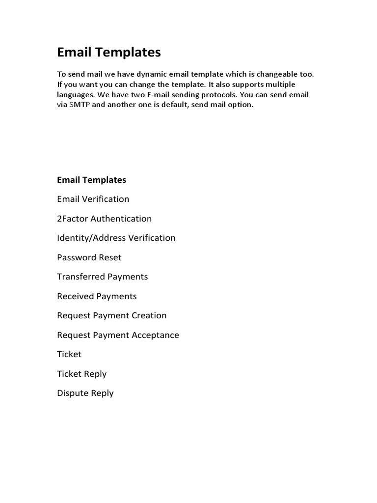 Dynamic Email Templates Overview | PDF