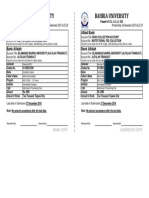 Admission Processing Fee Challan PDF