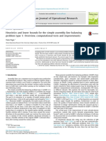 European Journal of Operational Research Volume 240 issue 1 2015 [doi 10.1016_j.ejor.2014.06.023] Pape, Tom -- Heuristics and lower bounds for the simple assembly line balancing problem type 1- Over