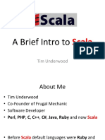 A Brief Intro To Scala