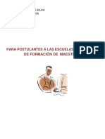 Mode de Examen de Ingreso A Las Normales PDF