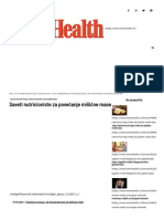 Saveti Nutricioniste Za Povećanje Mišićne Mase - Men's Health