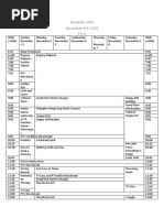 PTV-4 Program Schedule (November 2019-February 2020)