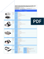 Blue-Hai VR Glasses Price List 2016-12-01