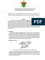 Pemodelan Matematika Sistem Danau Satu Dimensi Studi Kasus Danau Unhas