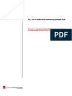 Analytical Test Sample