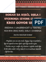 Dokazi Da Rijeci, Djela I Uvjerenja Izvode Iz Vjere Kroz Govor Uleme PDF