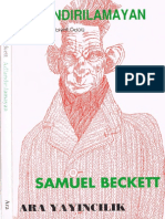 Samuel Beckett - Adlandırılamayan - Ara Yay-1992-Cs PDF