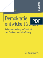 Demokratie entwickelt Schule_ Schulentwicklung auf der Basis des Denkens von John Dewey