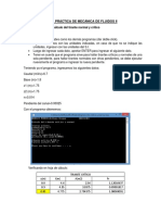 SEXTA PRÁCTICA DE MECÁNICA DE FLUIDOS II