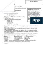 Rheumatoid Arthritis + DM - Assessment Form
