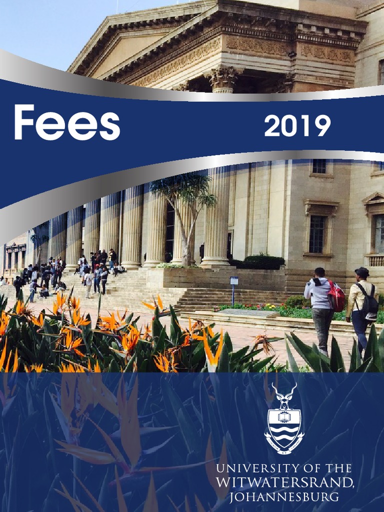 19 Wits Fees Book Postgraduate Education Thesis