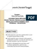 Optimasi Numerik (Variabel Tunggal) - 01