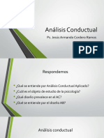 Sesión 9 Analisis conductual aplicado