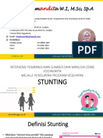 Penanganan Stunting - Mei 2019