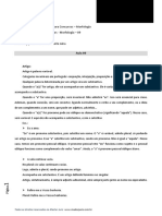 Resumo Português para Concursos Morfologia - 09 Min PDF
