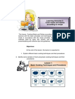 Basic Cooking Methods - Teacher's