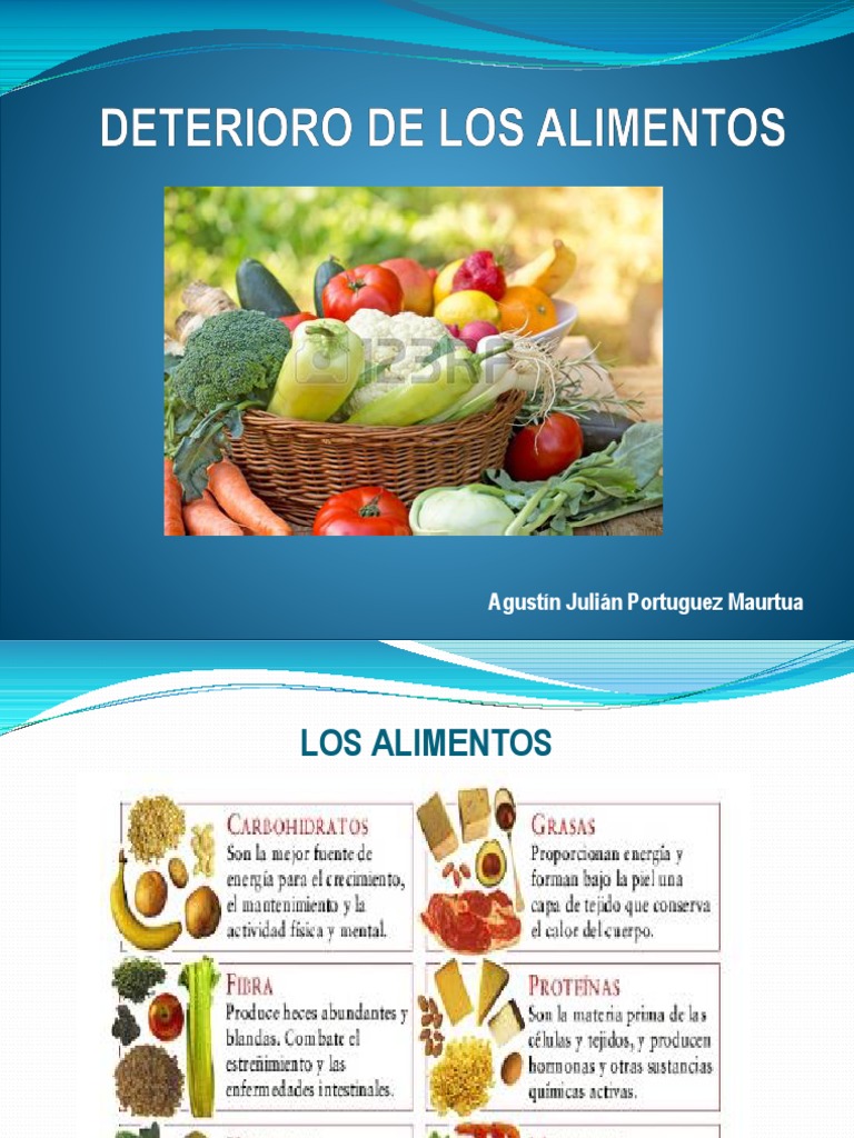 Factores del Deterioro de Alimentos | PDF | Microorganismo | Alimentos