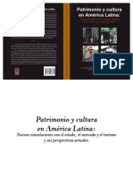 Patrimonio y cultura en America Latina.pdf