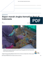 Rapor2merah Angka Kematian Bayi Di Indonesia