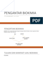 BIOKIMIA PENGANTAR