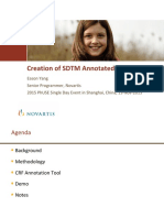 Creation of SDTM Annotated CRFs