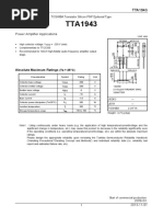 TTA1943 datasheet