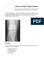 Lateral Knee Pain in A Male College Student