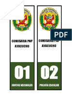 Comisaría PNP Ayacucho servicios