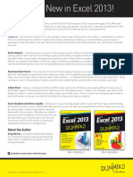 What's New in Excel 2013 PDF