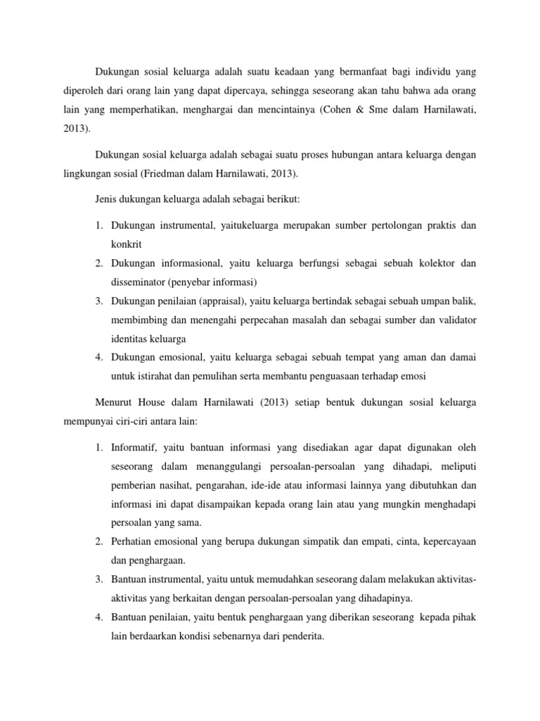 Dukungan Keluarga | PDF